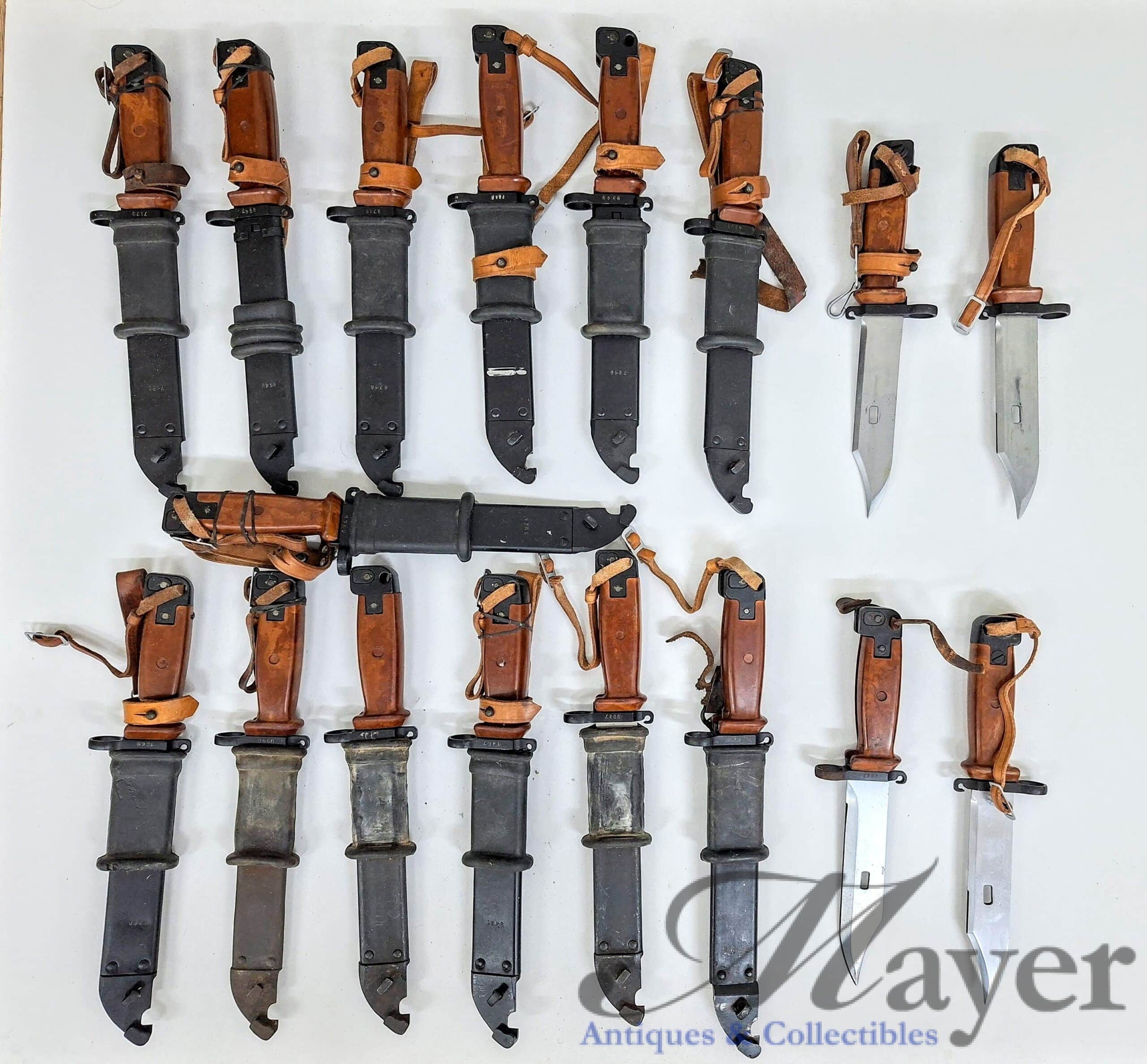 20260608_183059 Israeli Military Surplus Captured Polish AKM Bayonets.