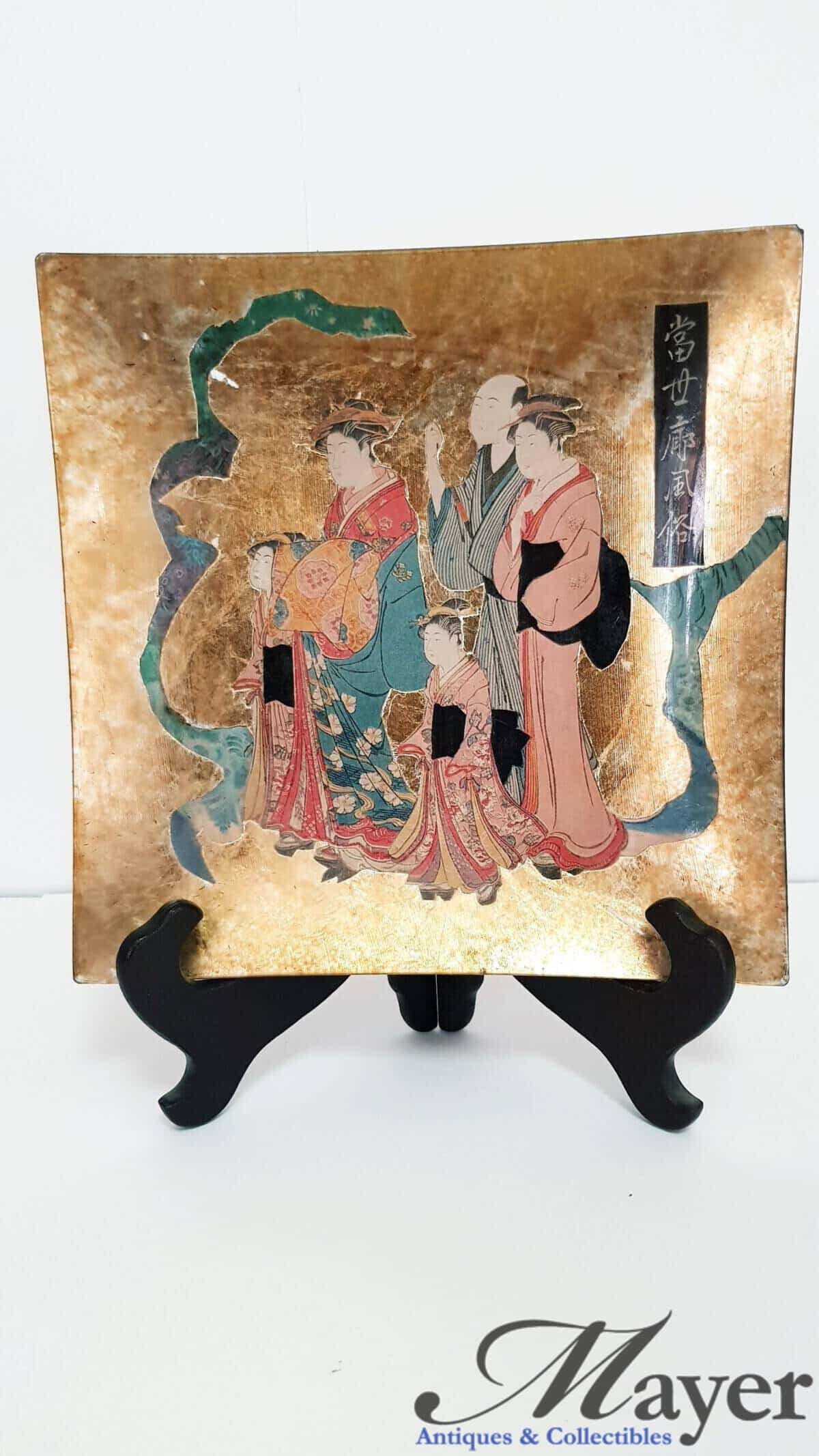 Japanese style decorative plate