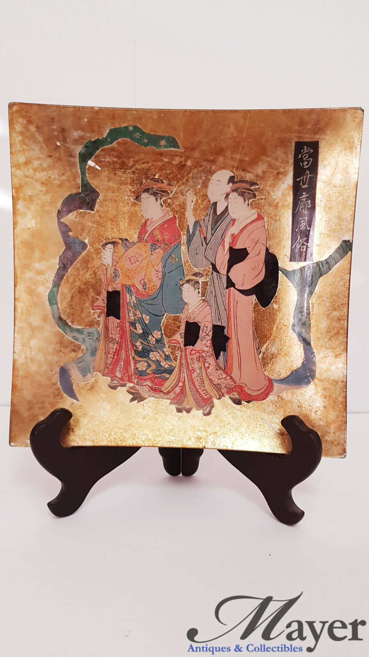 Japanese style decorative plate