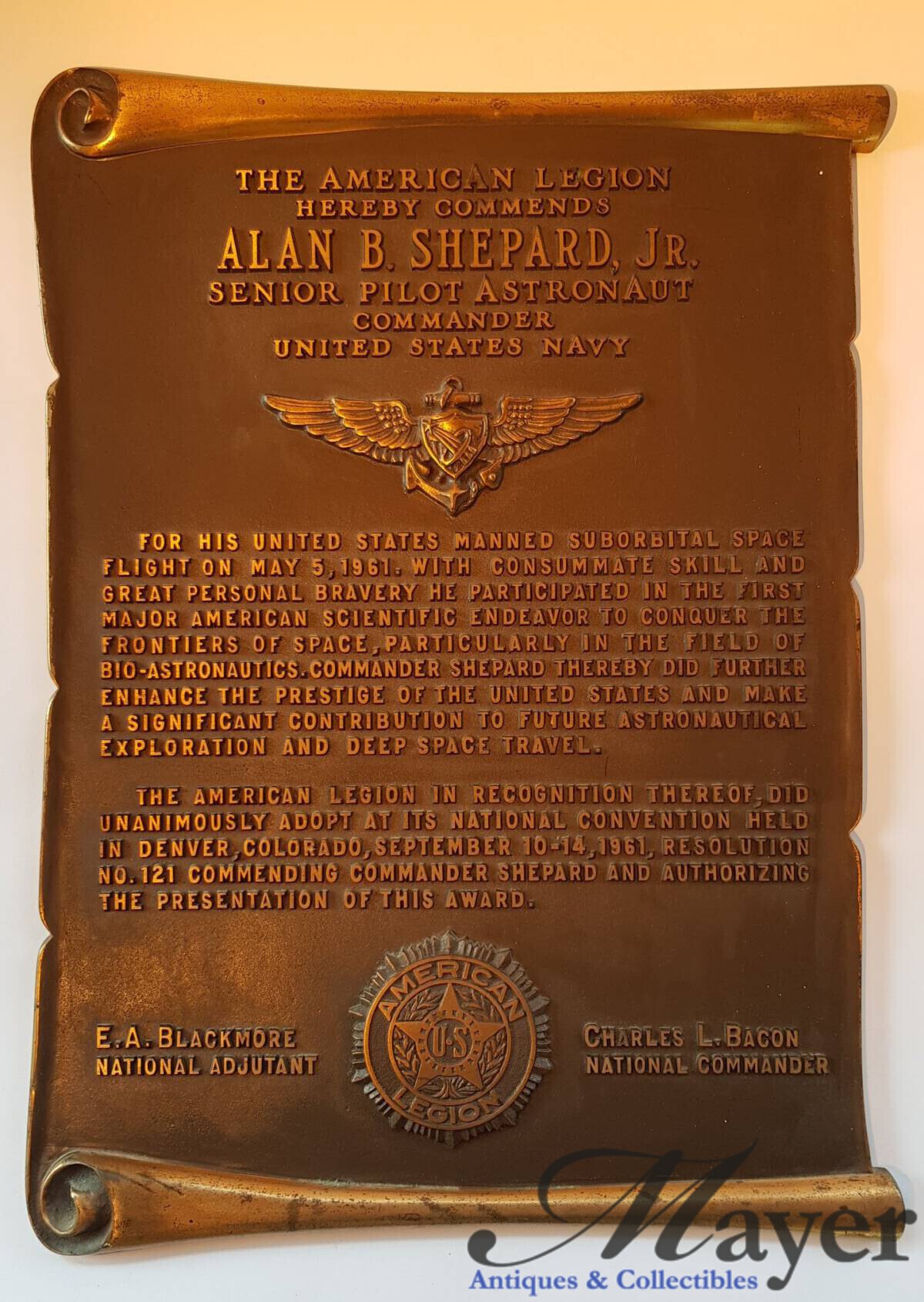 Alan Shepard memorabilia