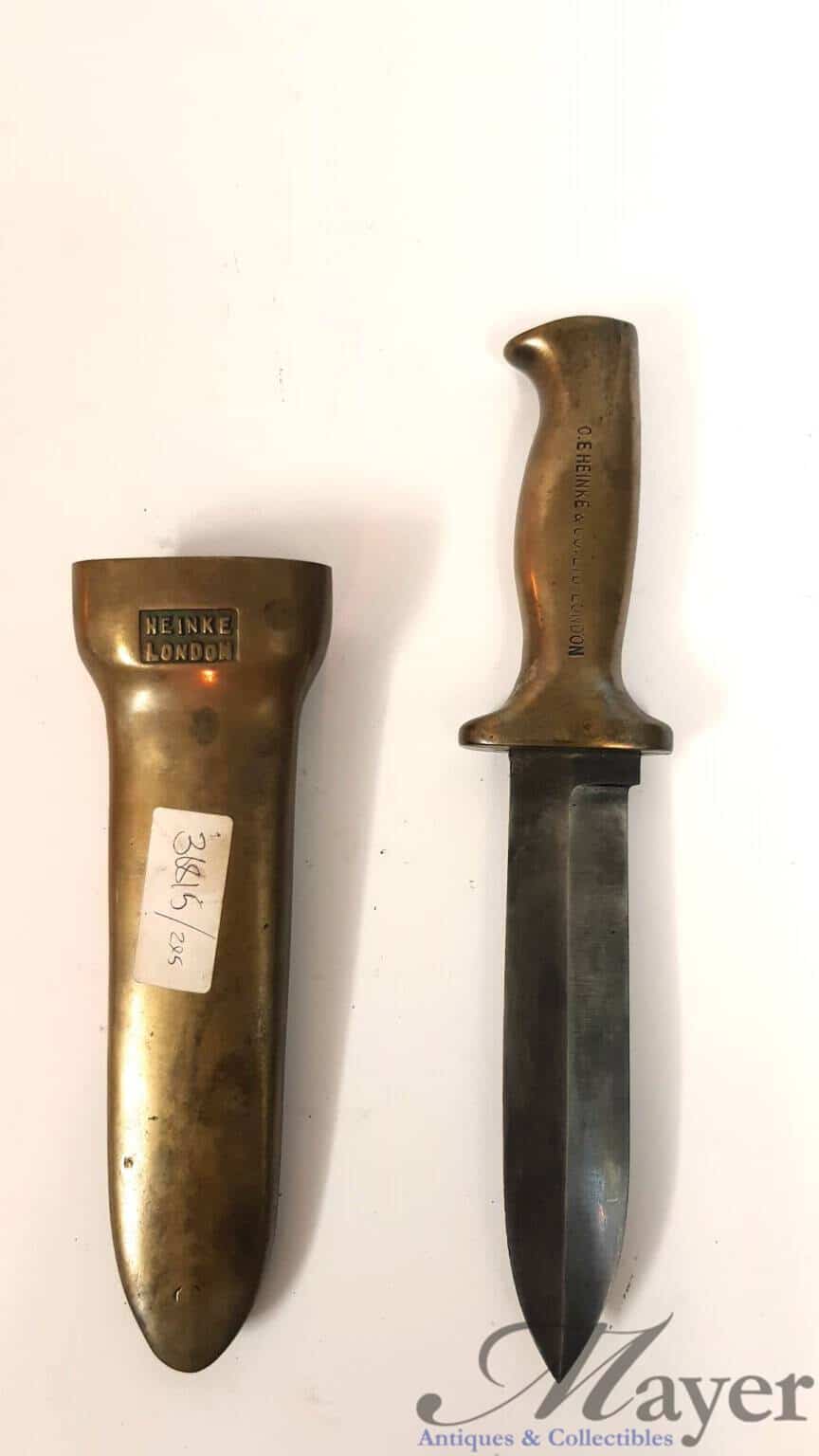 British Navy Diver Knife By Siebe Heinke Mayer Antiques & Collectibles