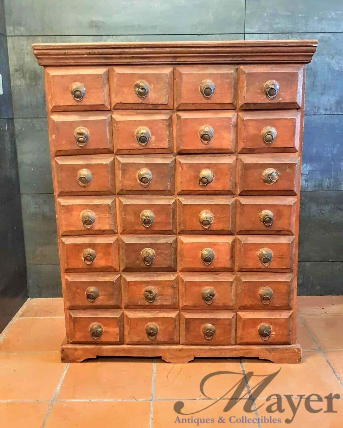 Indian Wooden Pigeon Dresser
