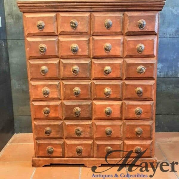 Indian Wooden Pigeon Dresser