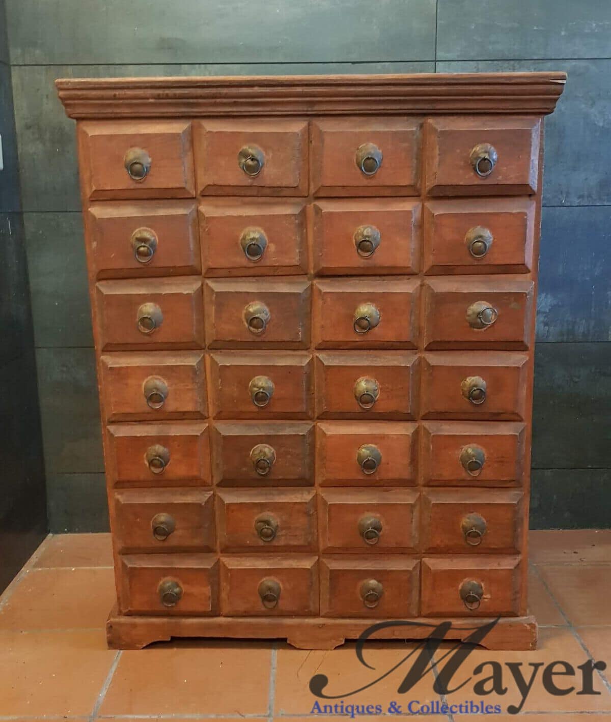 Indian Wooden Pigeon Dresser