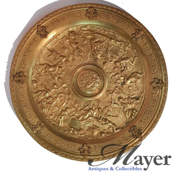 German Bronze Ormolu Plate