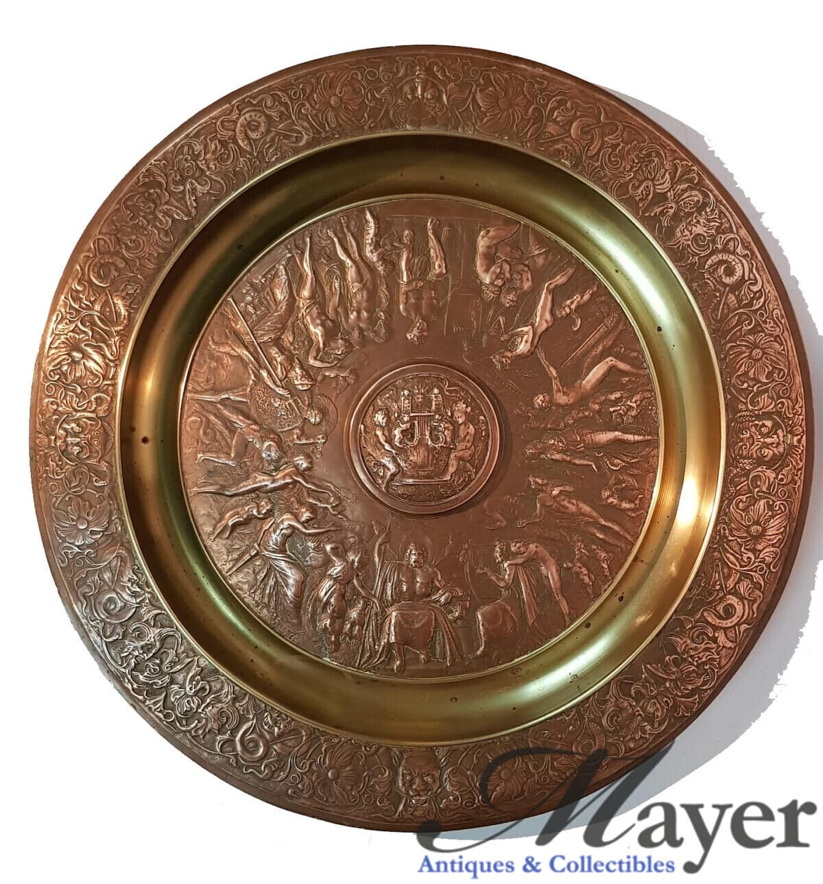 Greek Mythology Copper Plate