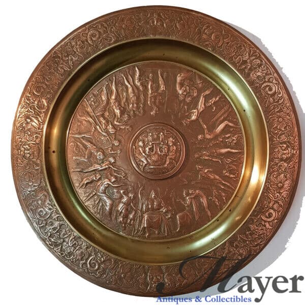 Greek Mythology Copper Plate