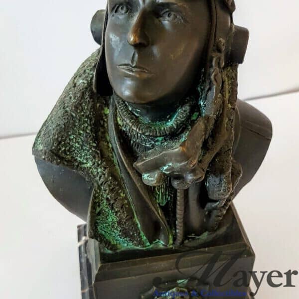 RAF Bronze Bust of Spitfire Pilot Douglas Bader