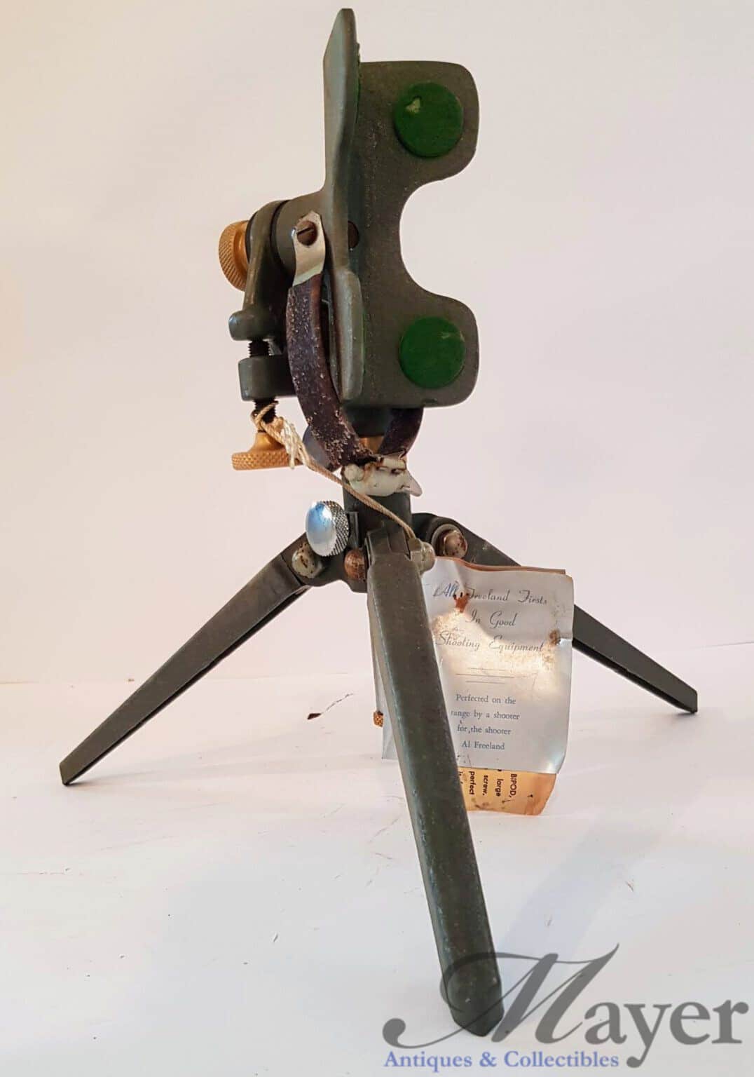 Freeland Spotting Scope Tripod With Original Box Mayer Antiques