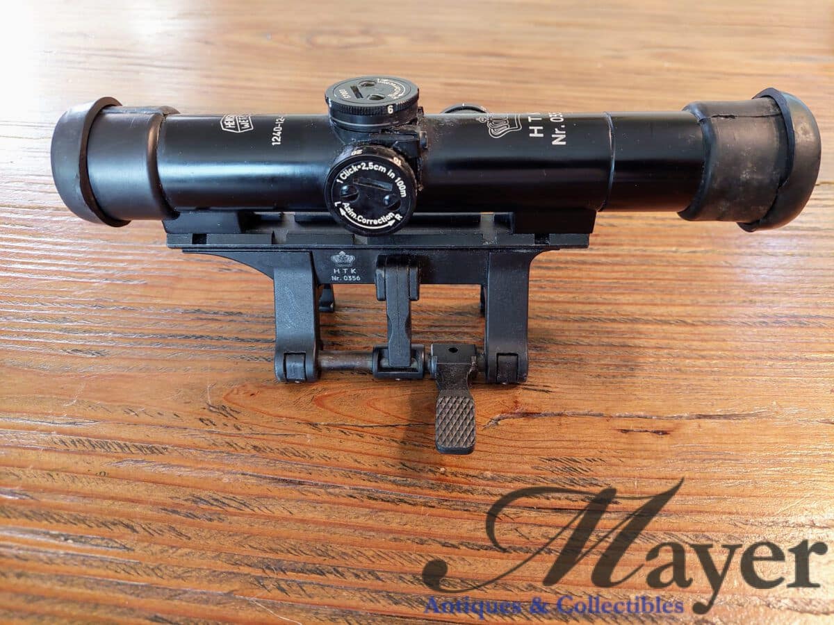 Danish Military Surplus Hensoldt Wetzlar Z24 x4 Scope With G3 Claw Mount