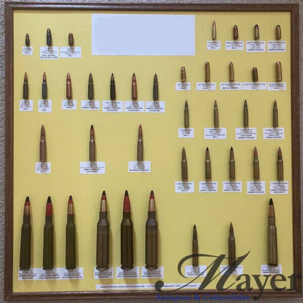 Small Caliber Ammunition Identification Display Plaque