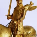 Prometheus Chain Bound To A Rock Sculpture