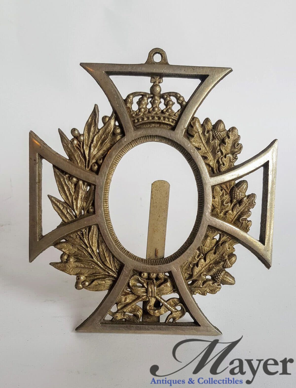 German Iron Cross picture frame for commemorating a fallen soldier
