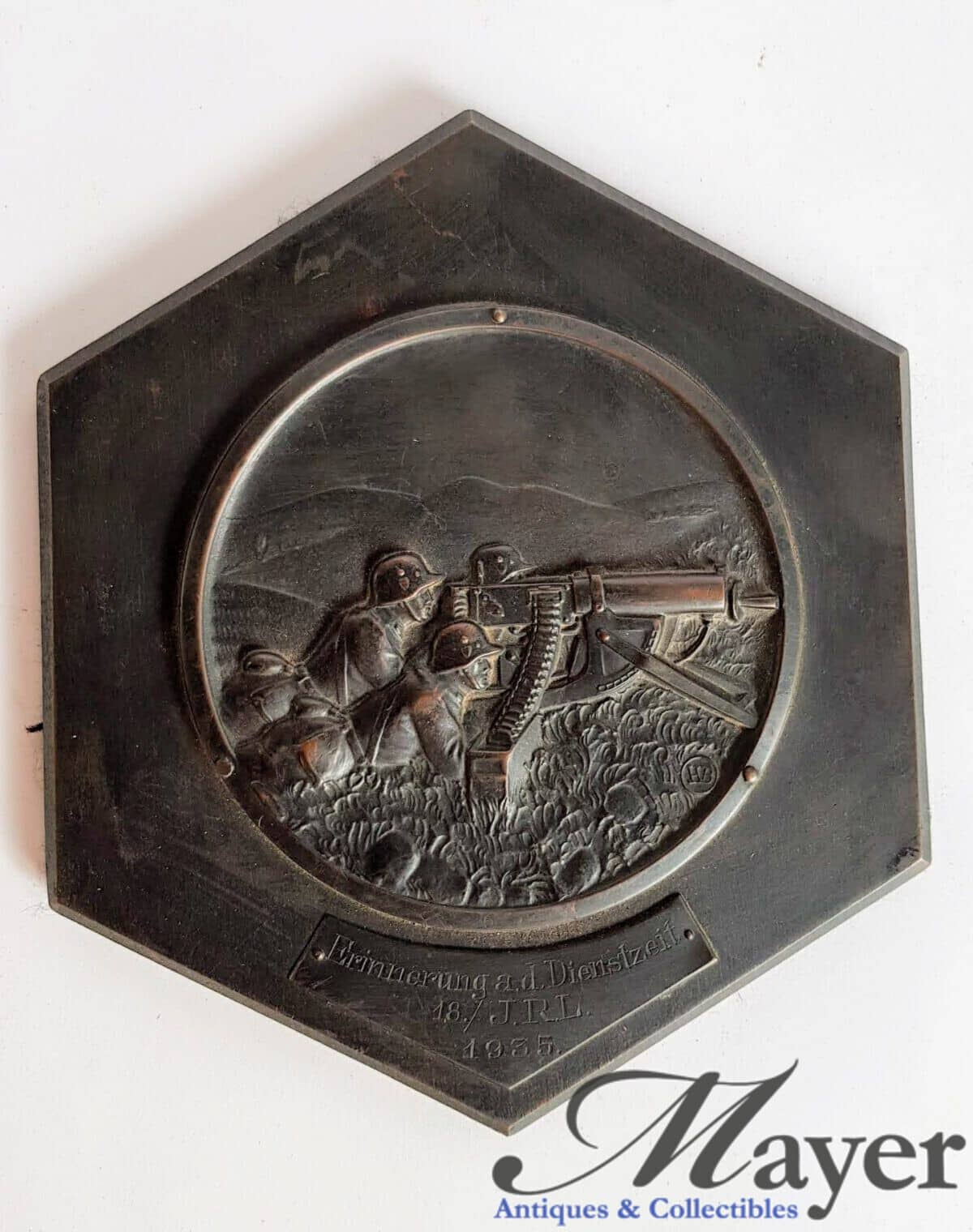 Schwarzlose Machine Gun Crew Plaque