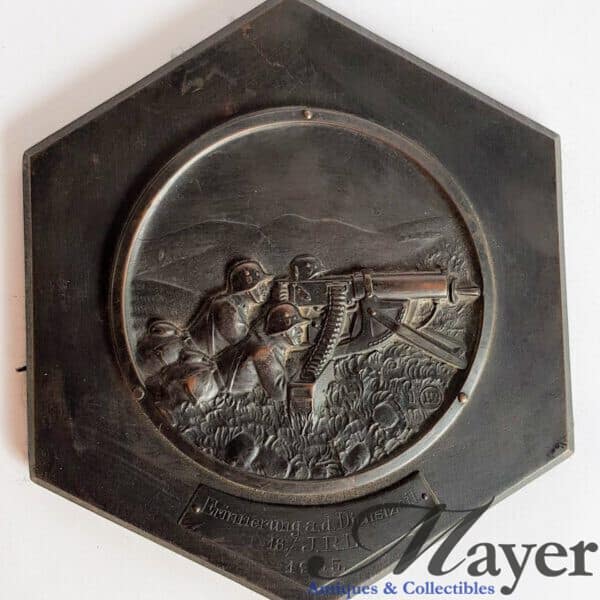 Schwarzlose Machine Gun Crew Plaque