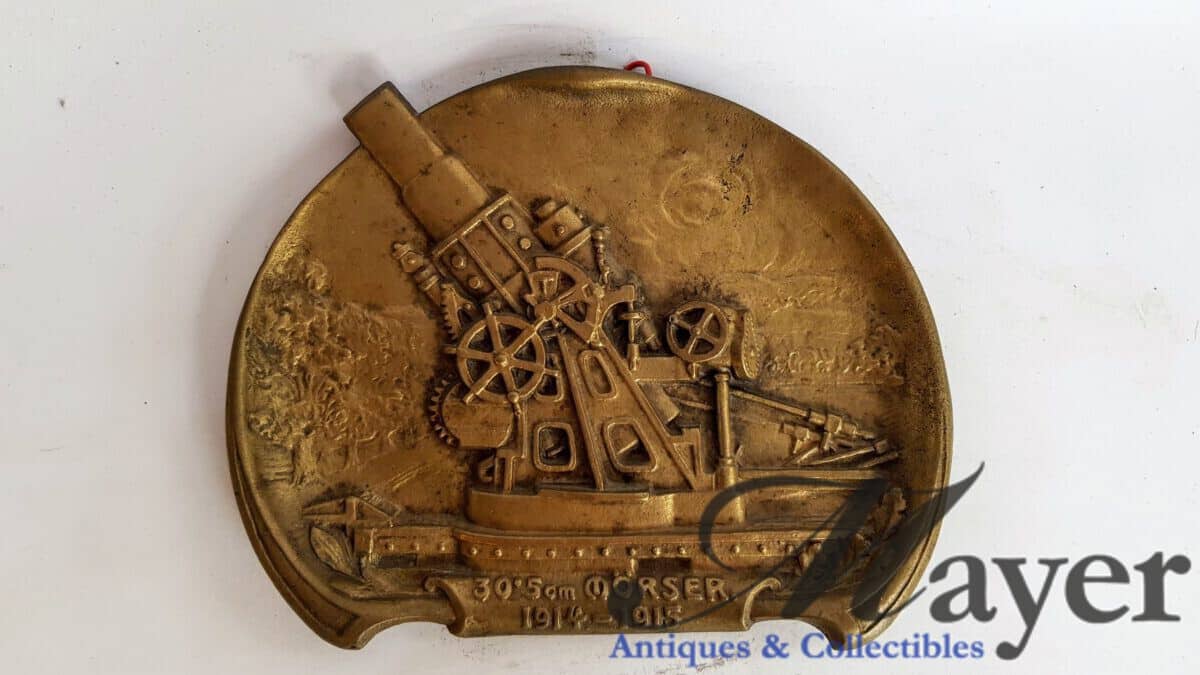 Skoda 305 mm Model 1911 Artillery Howitzer Plaque