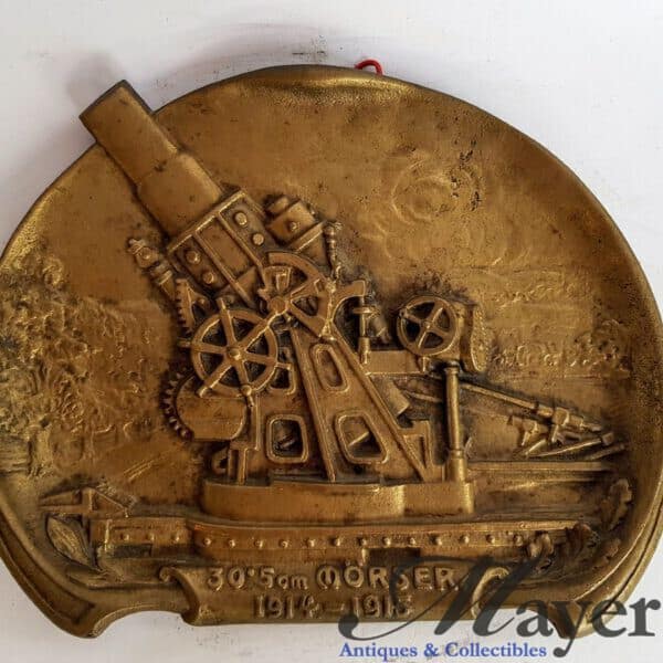 Skoda 305 mm Model 1911 Artillery Howitzer Plaque