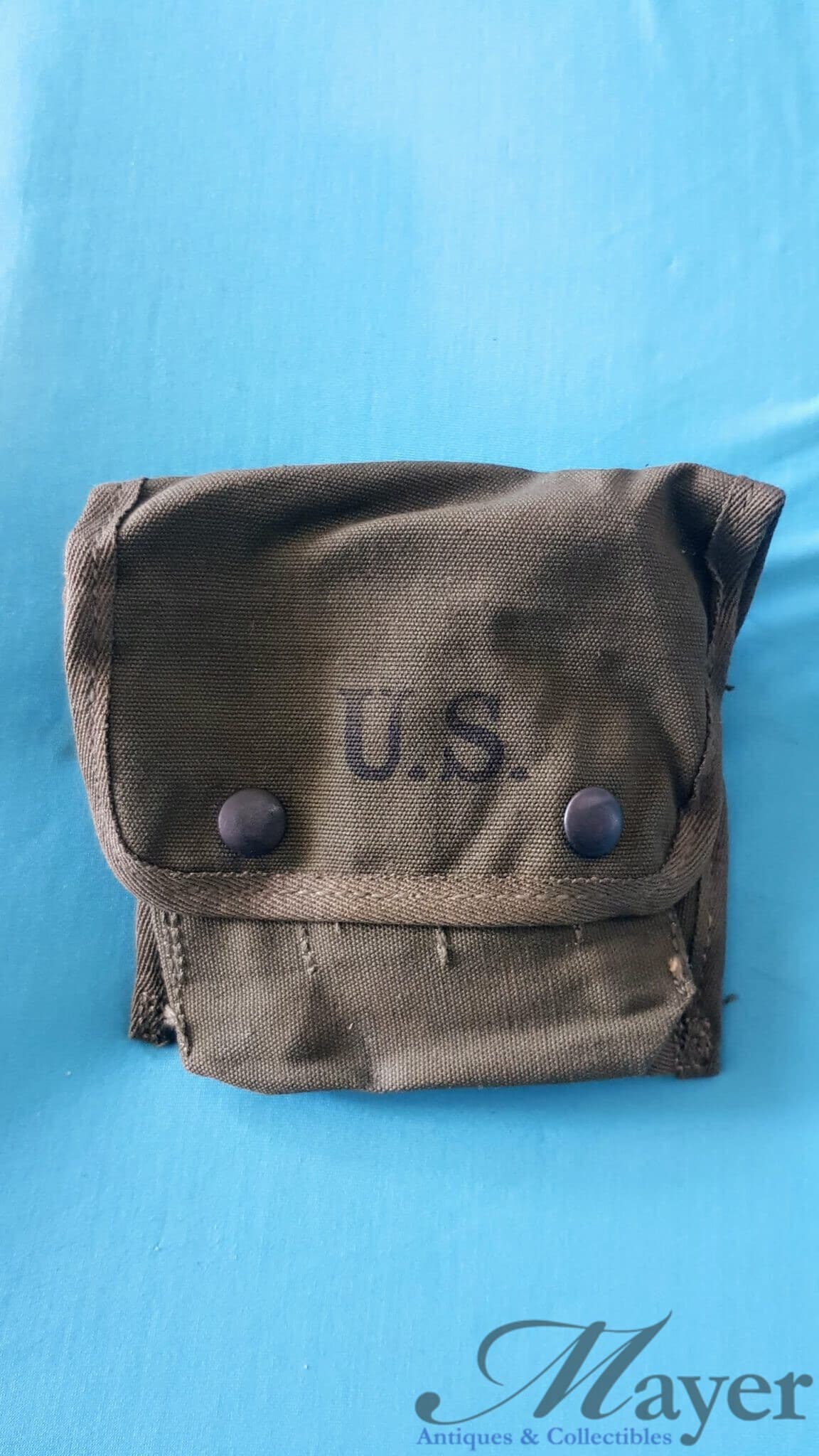 US Army WW2 M2 First Aid Kit Pouch Mayer Antiques