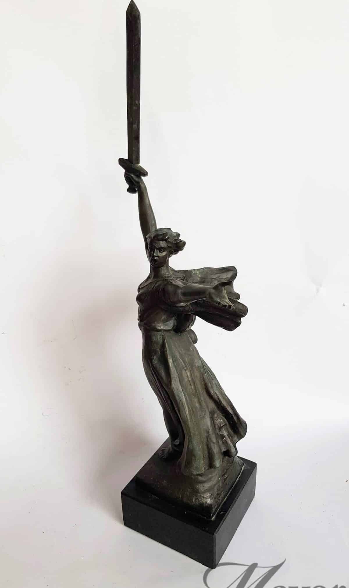 The Motherland Calls by Sculptor Yevgeny Vuchetich