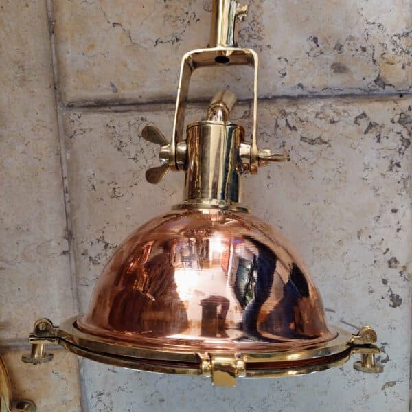 Nautical Brass and Copper Foxlights