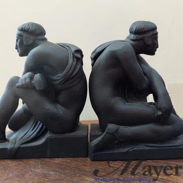 Pompeian Bronze Bookends “The Sculptor”