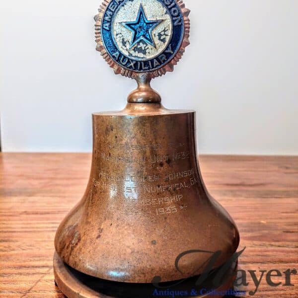 American Legion Auxiliary Macabbian Unit No. 32 Presentation Bell