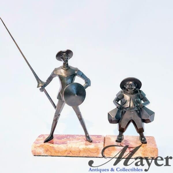 Don Quixote and Sancho Panza Steel Sculptures By Roli.