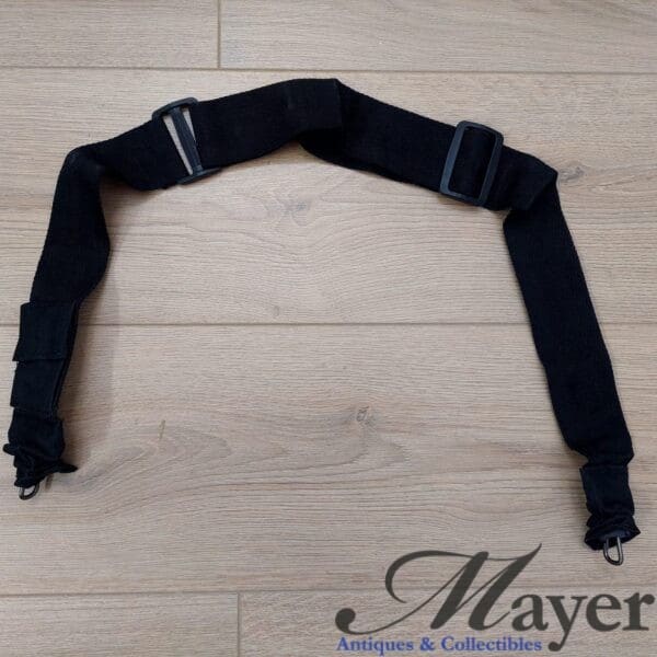 Israeli Military Surplus Rifle Slings, black seatbelt style – new-old stock in original wrappings.