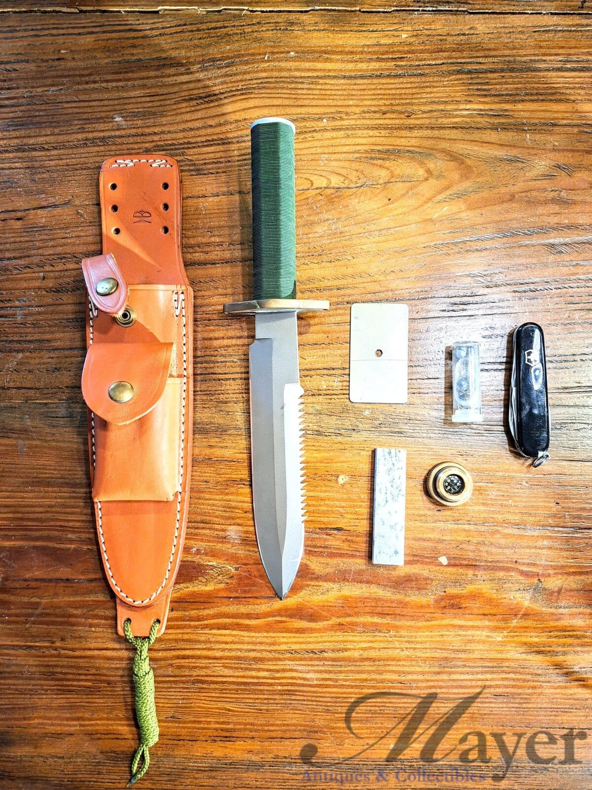 Klotzli Model 1 Swiss Survival Knife with all accessories.