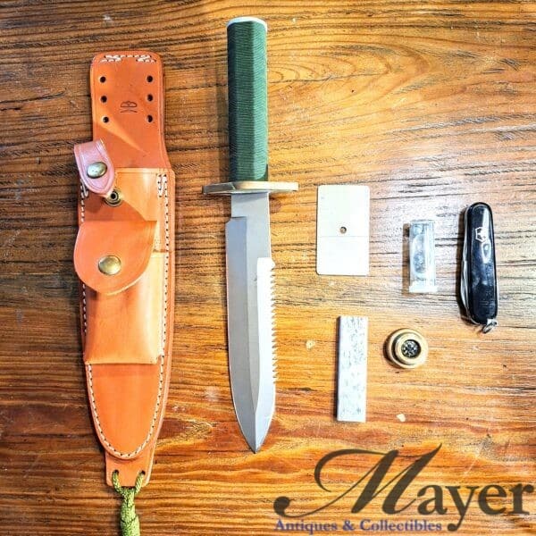 Klotzli Model 1 Swiss Survival Knife with all accessories.