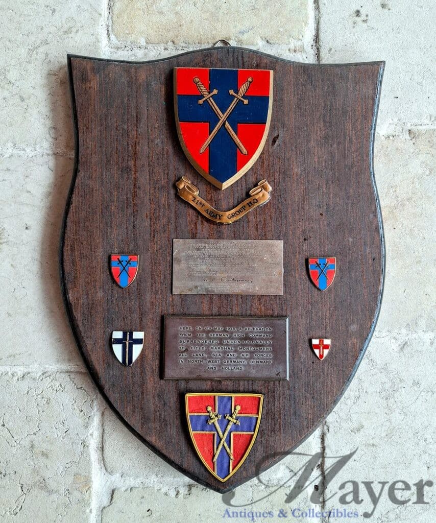 Collectible militaria history at Mayer Antiques