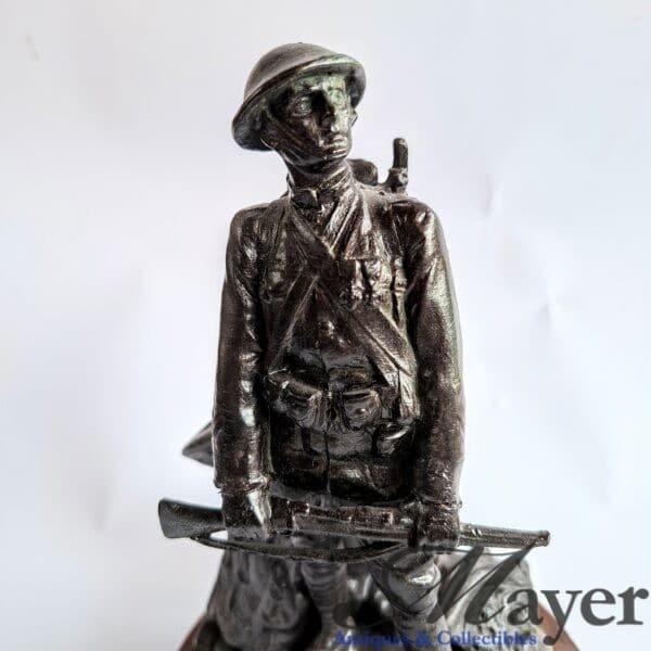 Iron Mike WW1 Marine Corps Bronze Sculpture