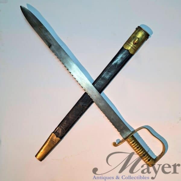 British 1856 Pattern Pioneer Sapper Sawback Short Sword